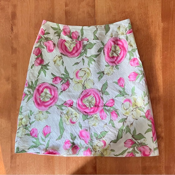 Ann Taylor Loft Floral Midi Skirt - Picture 1 of 8
